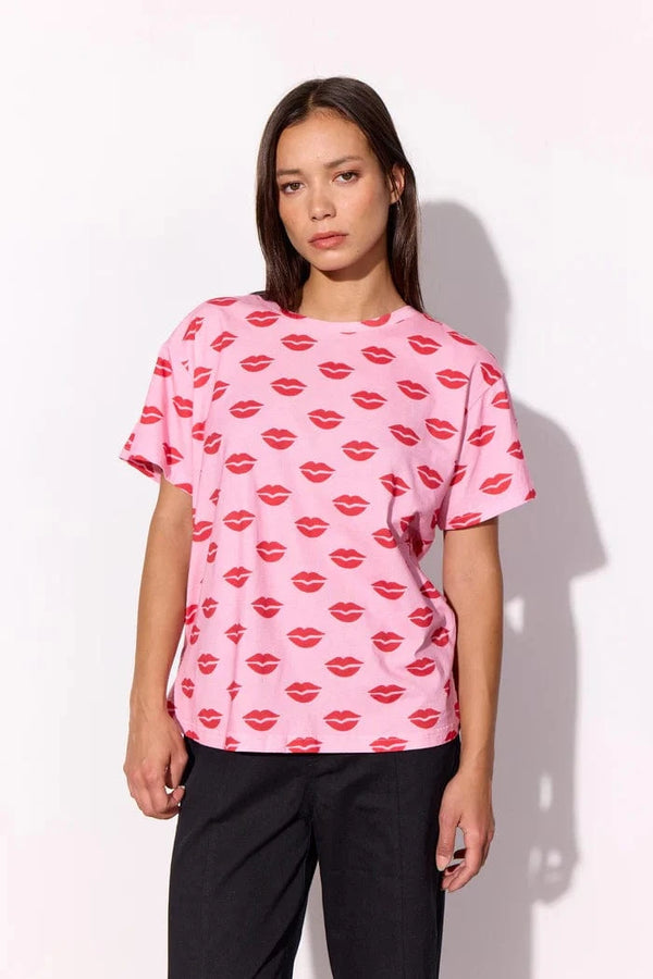 Hunkøn Lips T-shirt - Kiss Me Art Print