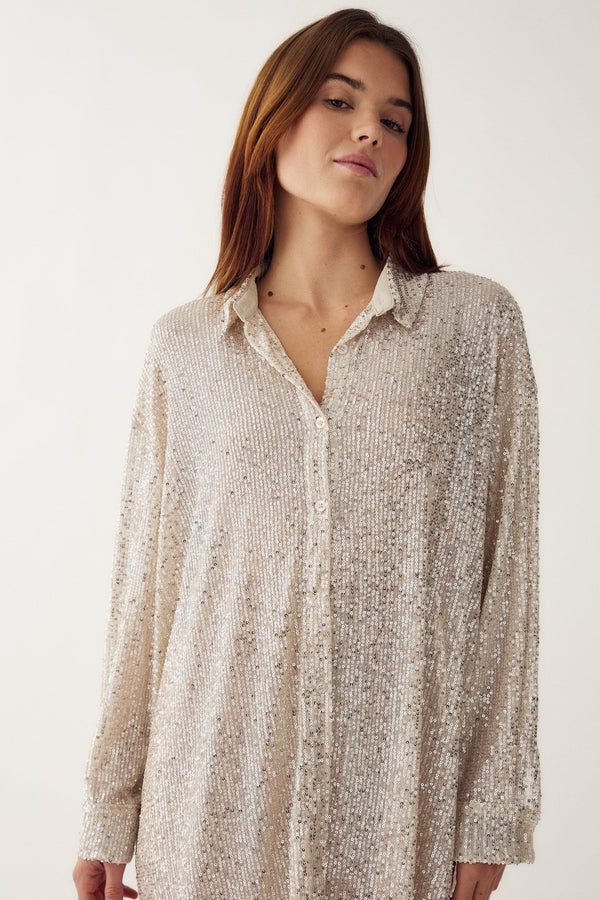 Noella Lizanne Shirt - Silver