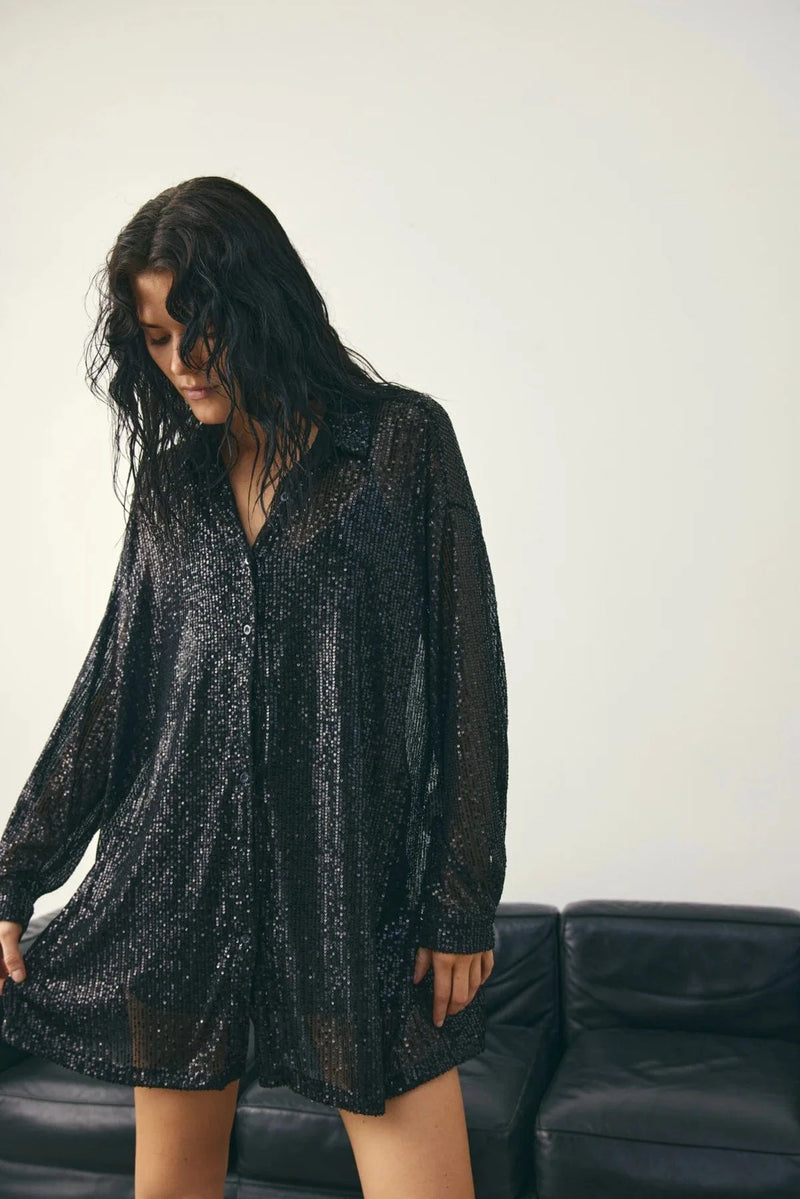 Noella Lizanne Shirt - Black