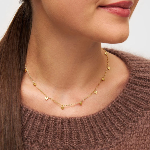 Lulu Love U Necklace Gold Plated - Gold