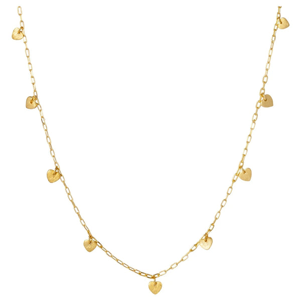 Lulu Love U Necklace Gold Plated - Gold