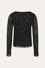 Noella Lucille Top - Clarity Black Print