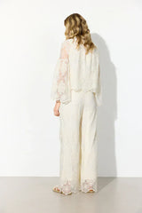 Hunkøn Lulu Lace Shirt - Cream Lace