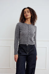 Noella Lya Knit Cardigan - Grey