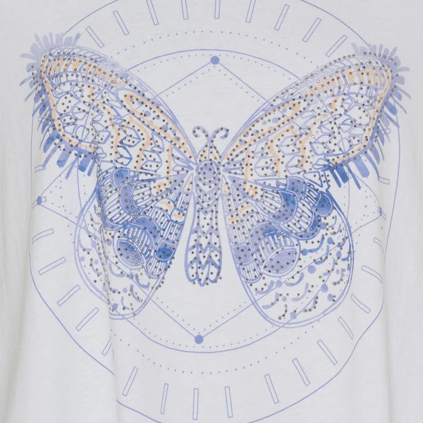 Marta Marie T-shirt 1535 - Blue Butterfly