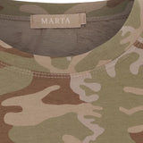 Marta Estrid Tee 22643 - Green Camo