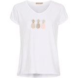 Marta Gemme Tee - White