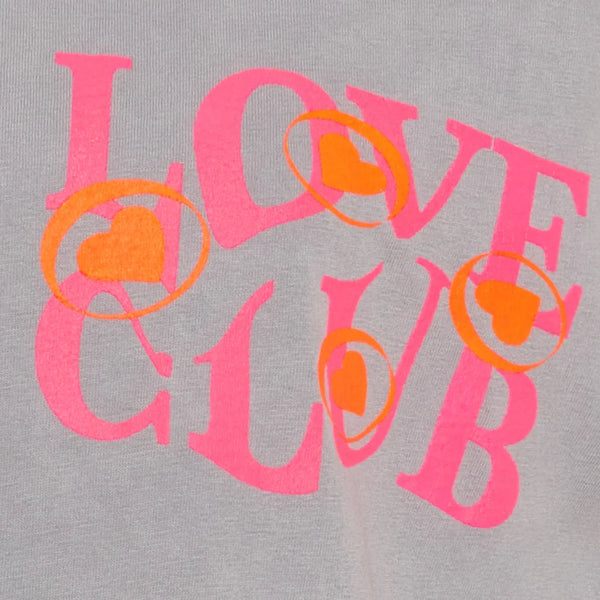 Marta Inge Tee 0532 - Grigio Medio/ Pink Fluo