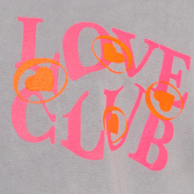 Marta Inge Tee 0532 - Grigio Medio/ Pink Fluo