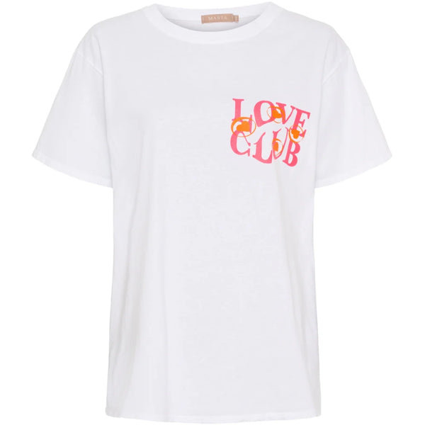 Marta Inge Tee 0532 - White/Pink Fluo