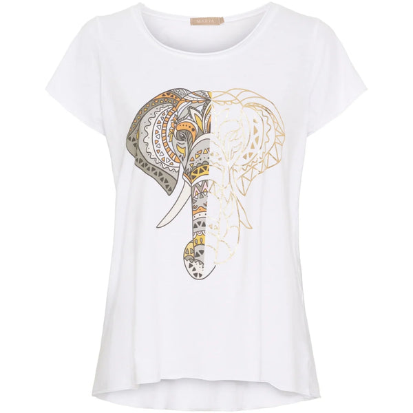 Marta Marie T-shirt - White Elephant