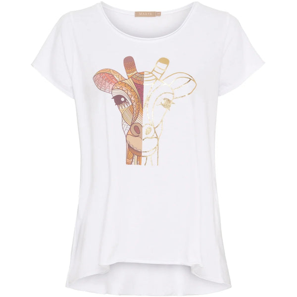 Marta Marie T-shirt - White Giraf