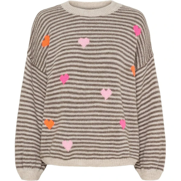 Marta Indie Knit - Beige/Fango