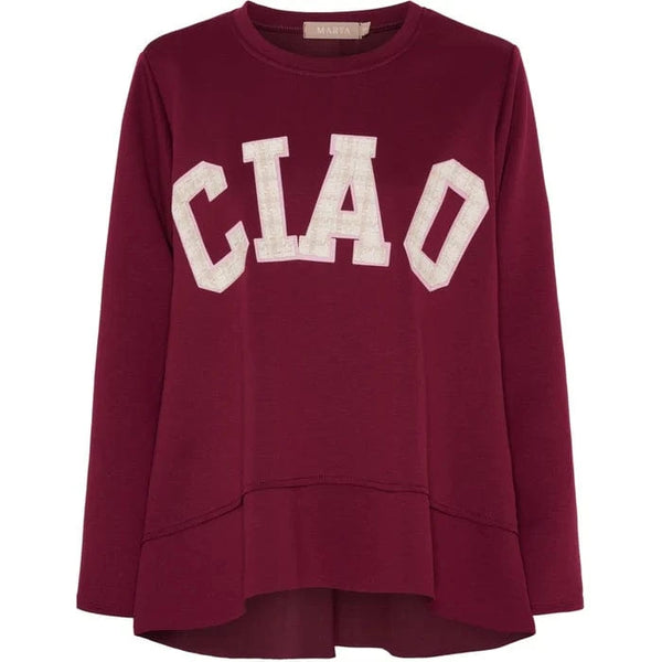 Marta Charline Sweatshirt - Wine