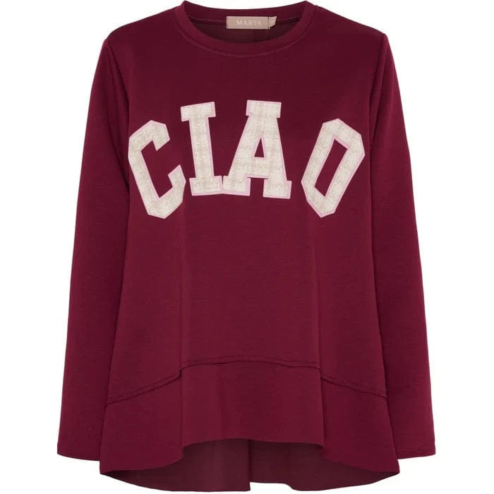 Marta Charline Sweatshirt - Wine