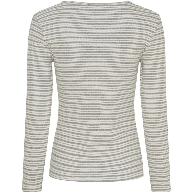 Marta Christel Tee 6452 - Melange/Creme