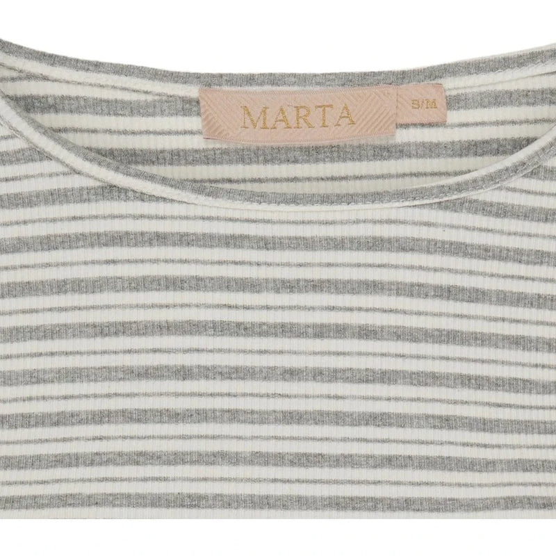 Marta Christel Tee 6452 - Melange/Creme