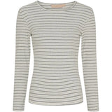 Marta Christel Tee 6452 - Melange/Creme