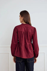 Noella Matti Blouse - Dusty Mahogany (kopi)