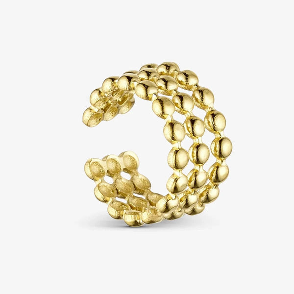 Wolff Jewelry Mini Boble Ear Cuff - Gold