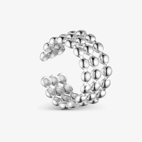 Wolff Jewelry Mini Boble Ear Cuff - Silver