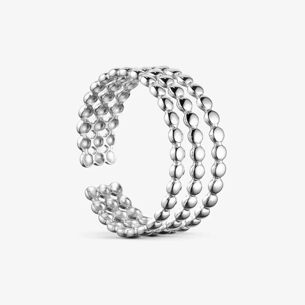 Wolff Jewelry Mini Boble Ring - Sølvfarvet