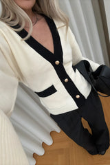 Noella N-Lenyxette Knit Cardigan - White