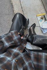 Noella Marlon Shirt - Brown Blue Check