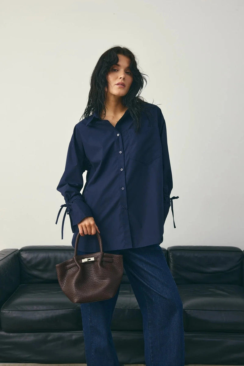 Noella Luwana Shirt - Navy