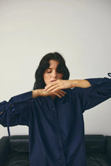 Noella Luwana Shirt - Navy