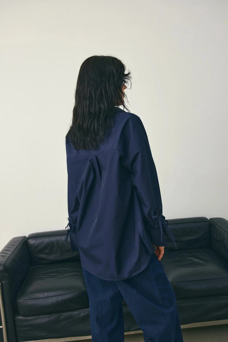 Noella Luwana Shirt - Navy