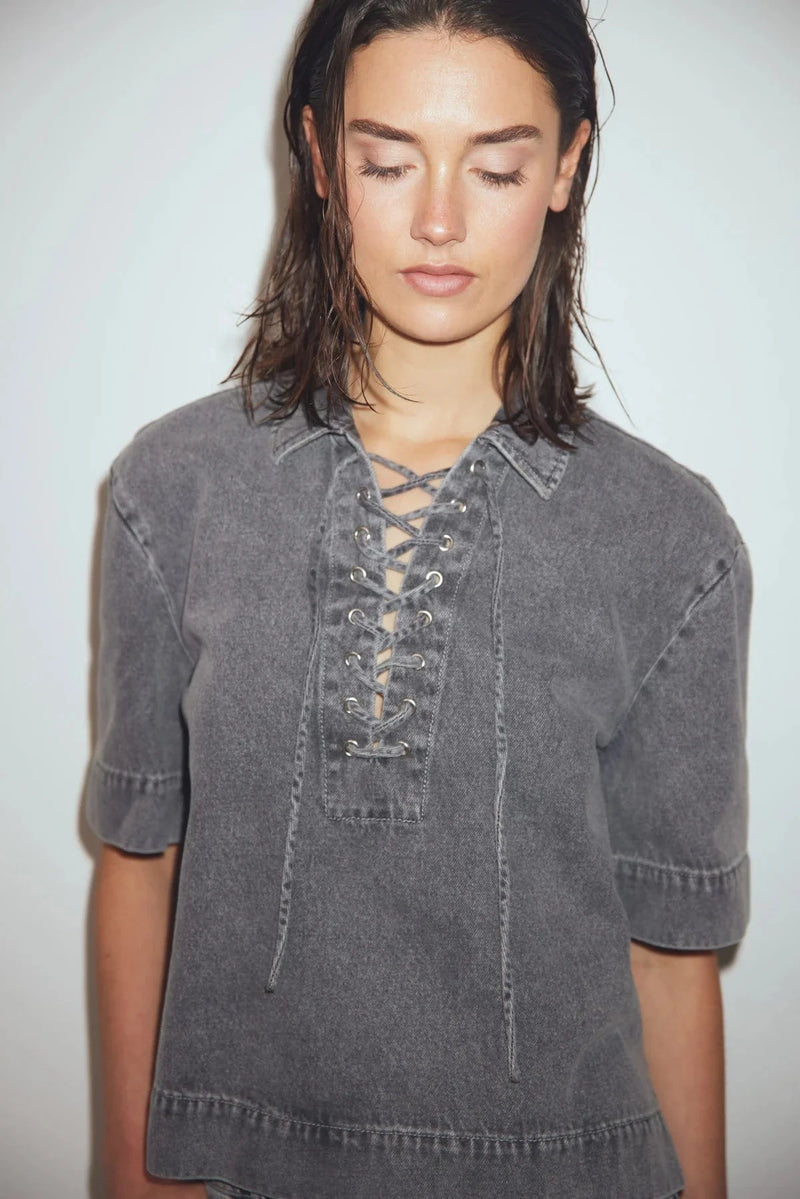 Noella N-Marianna Blouse - Grey