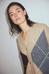 Noella N-Laiana Knit Cardigan - Sand Malange