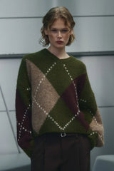 Noella Lai Knit - Avocado Green Mix