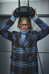 Noella N-Jaci Coat - Daliyah Blue Check