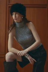 Noella N-Lajoianna Knit Top - Medium Grey Mel