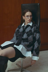 Noella N-Lai Knit - Black Grey Mix