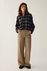 Noella Nila Shirt - Danne Brown Blue Check