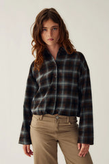 Noella Nila Shirt - Danne Brown Blue Check