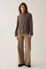 Noella N-Monique Blazer Delphia Brown Check