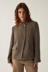 Noella N-Monique Blazer Delphia Brown Check