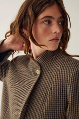 Noella N-Monique Blazer Delphia Brown Check