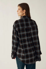 Noella Marlon Shirt - Brown Blue Check