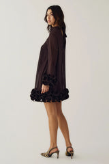 Noella Latania Dress - Chocolate