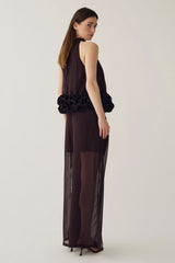 Noella Marjolaine Blouse - Chocolate