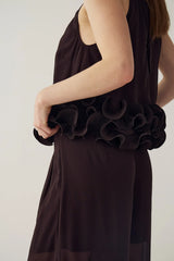 Noella Marjolaine Blouse - Chocolate