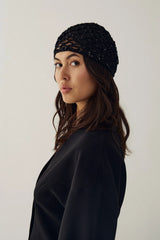 Noella N-Mariposa Knit Hat - Black