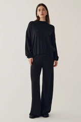 Noella Marly Knit - Dark Grey Melange