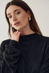 Noella Marly Knit - Dark Grey Melange