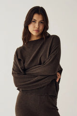 Noella Marly Knit - Brown Melange